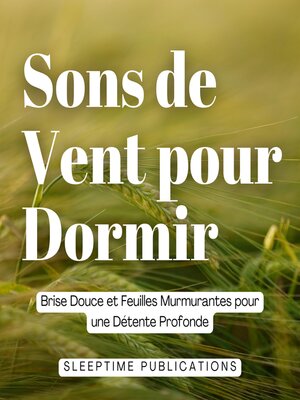 cover image of Sons de Vent pour Dormir